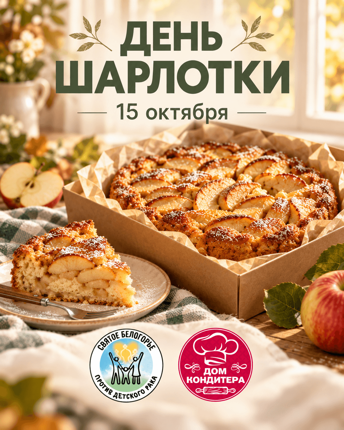 15 октбяря - день шарлотки
