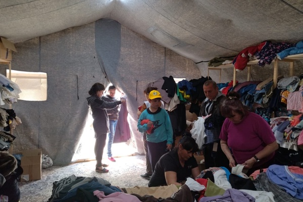 Немного о работе Добромаркета и помощи беженцам